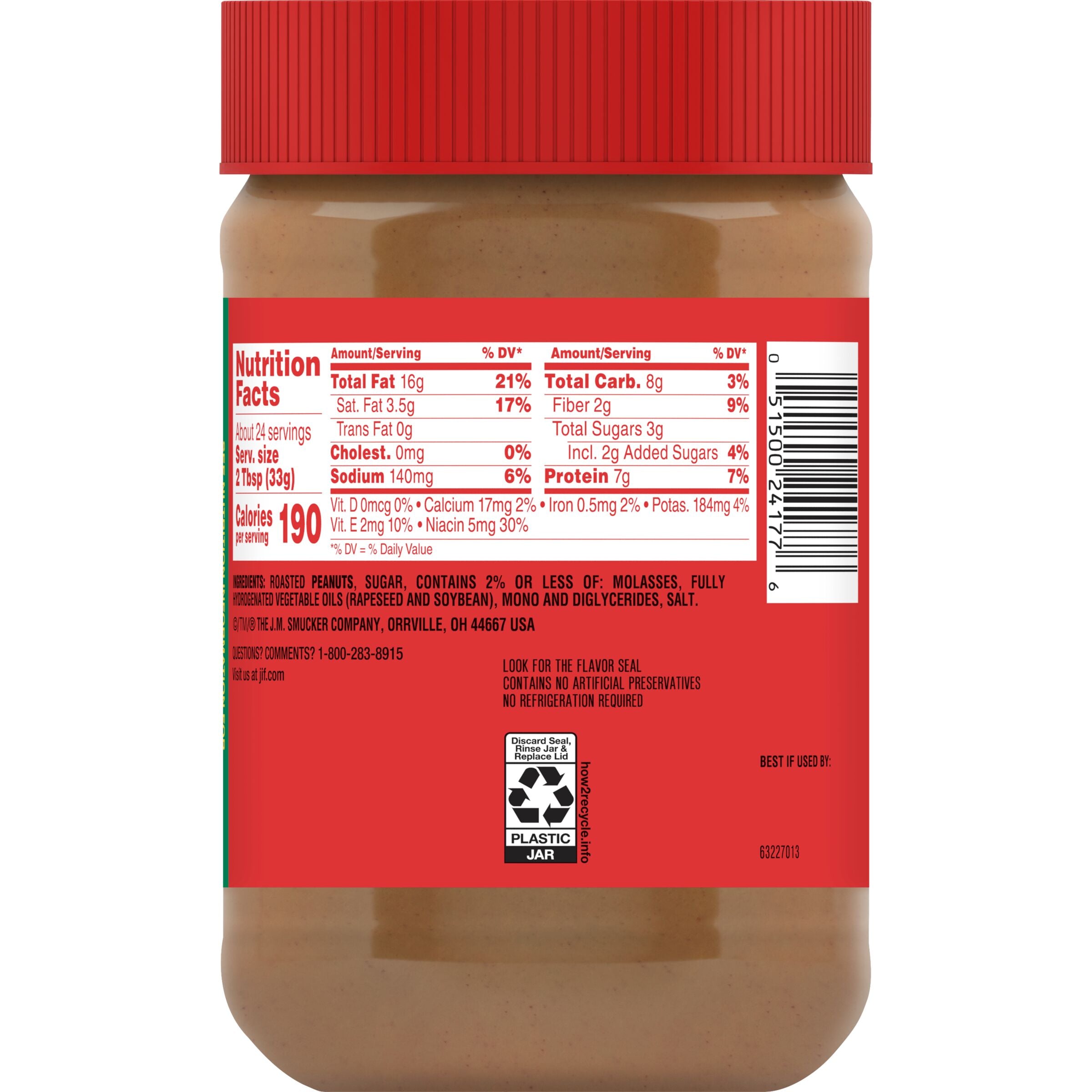 PEANUT BUTTER CREAMY 340G