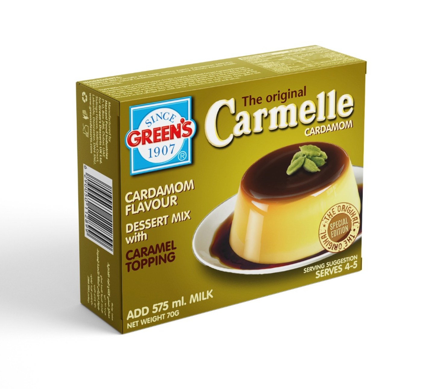 CREAM CARAMEL CARDAMOM 70G