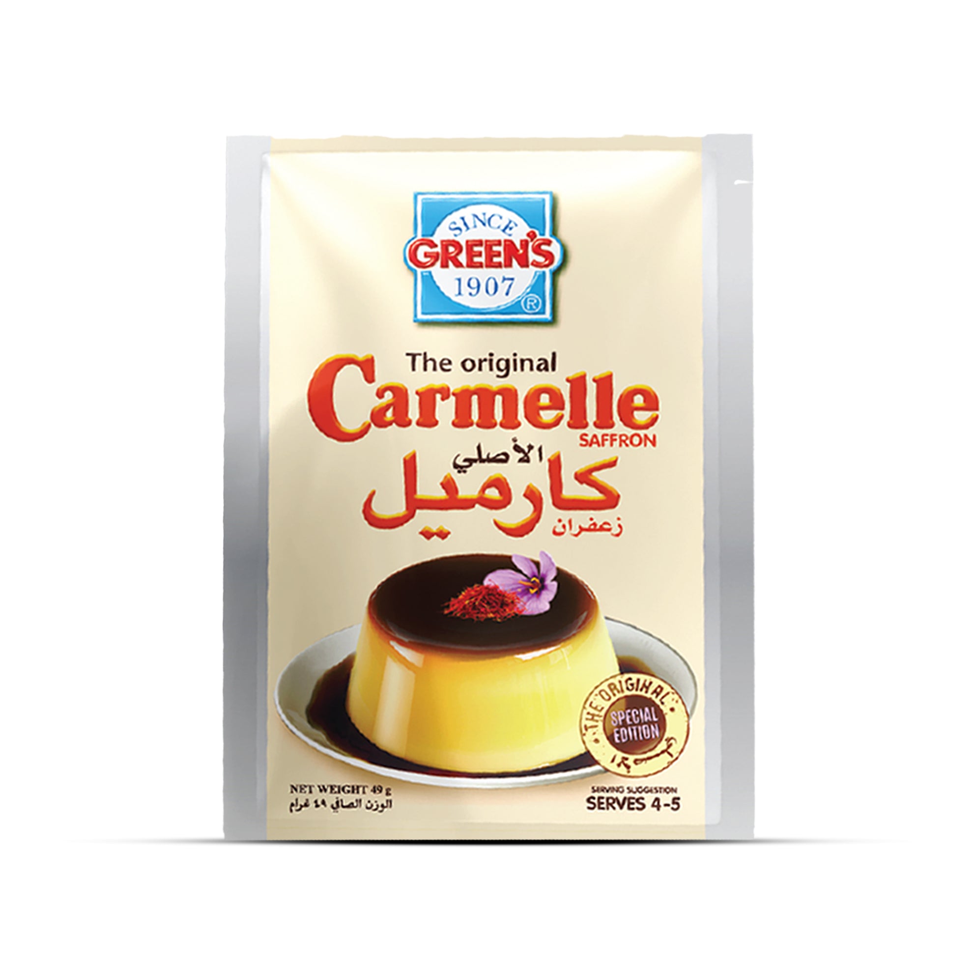 CREAM CARAMEL SAFFRON WITHOUT TOPPING 49G