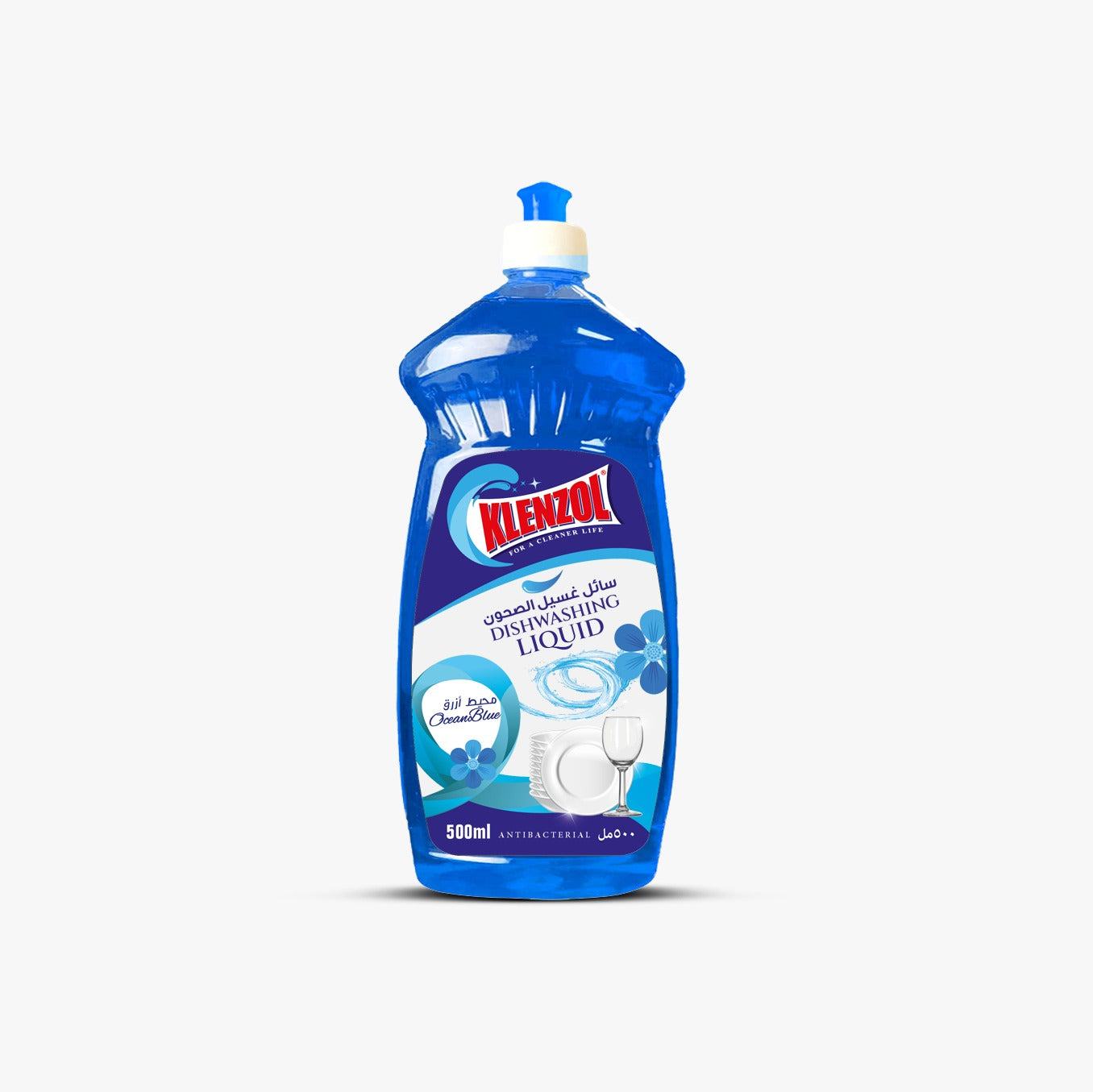 DISHWASHING LIQUID OCEAN BLUE PET 500ML