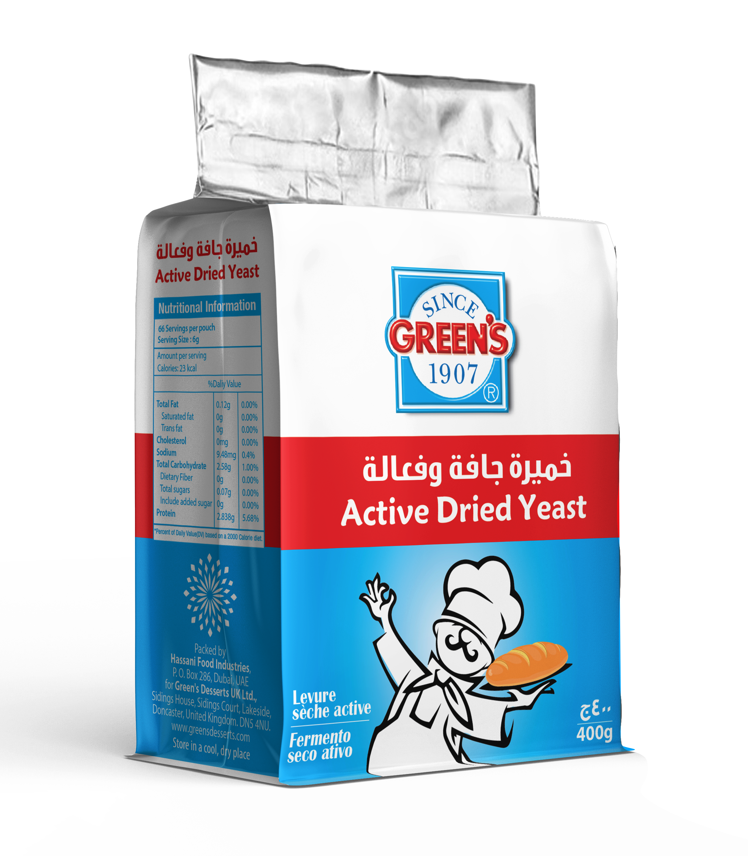 ACTIVE DRIED YEAST VACUUM 500G