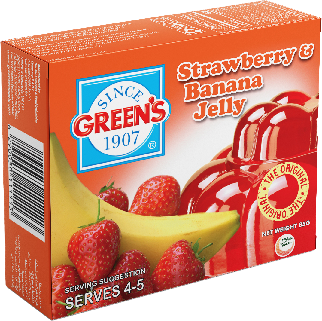 JELLY STRAWBERRY & BANANA 80G