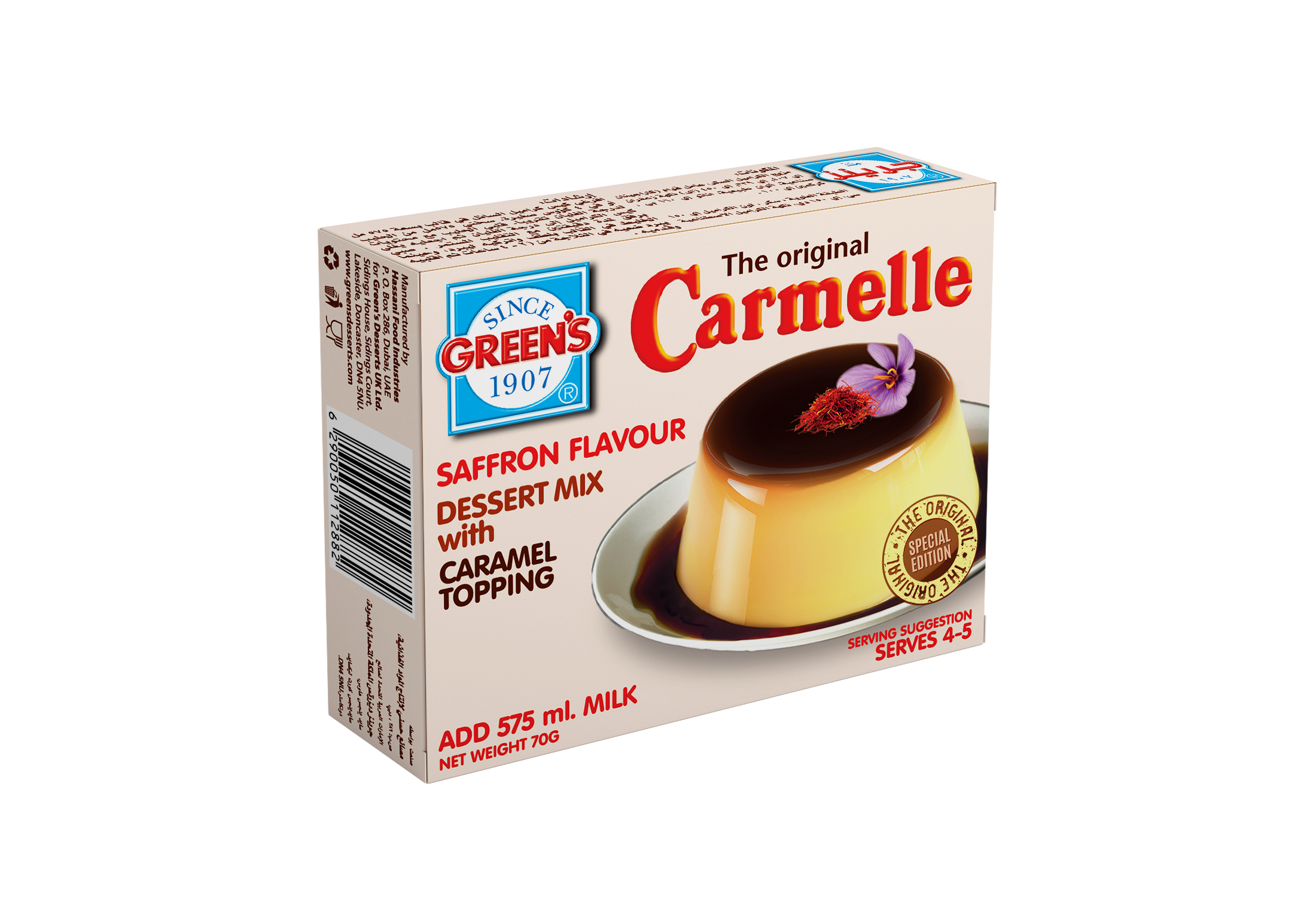 CREAM CARAMEL SAFFRON 70G
