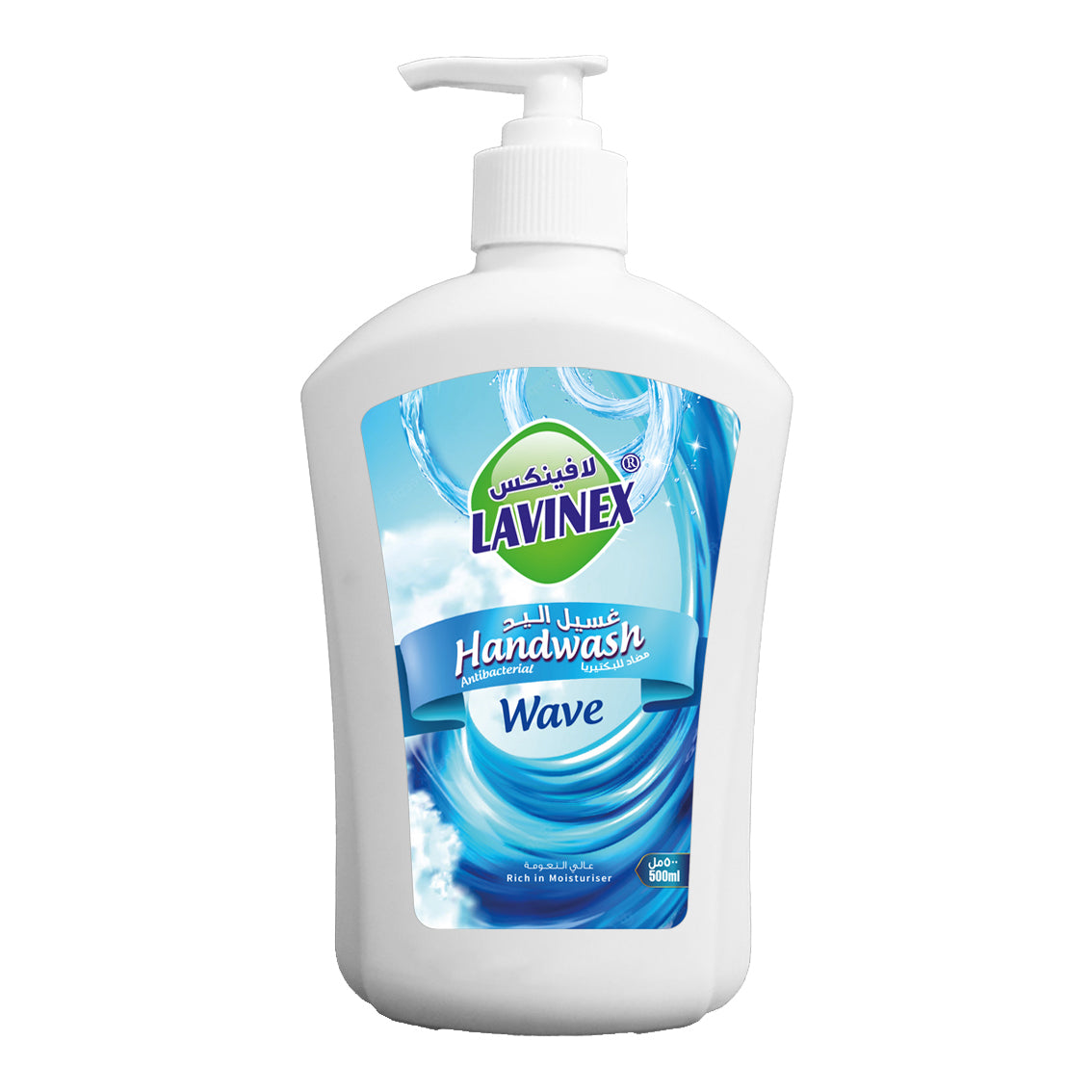 HAND WASH WAVE HDPE 500ML