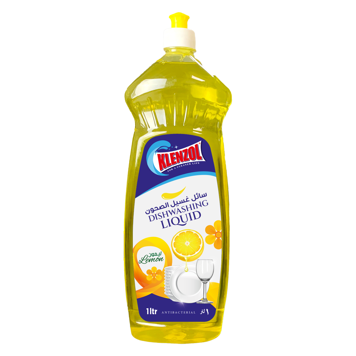 DISHWASHING LIQUID LEMON PET 1L