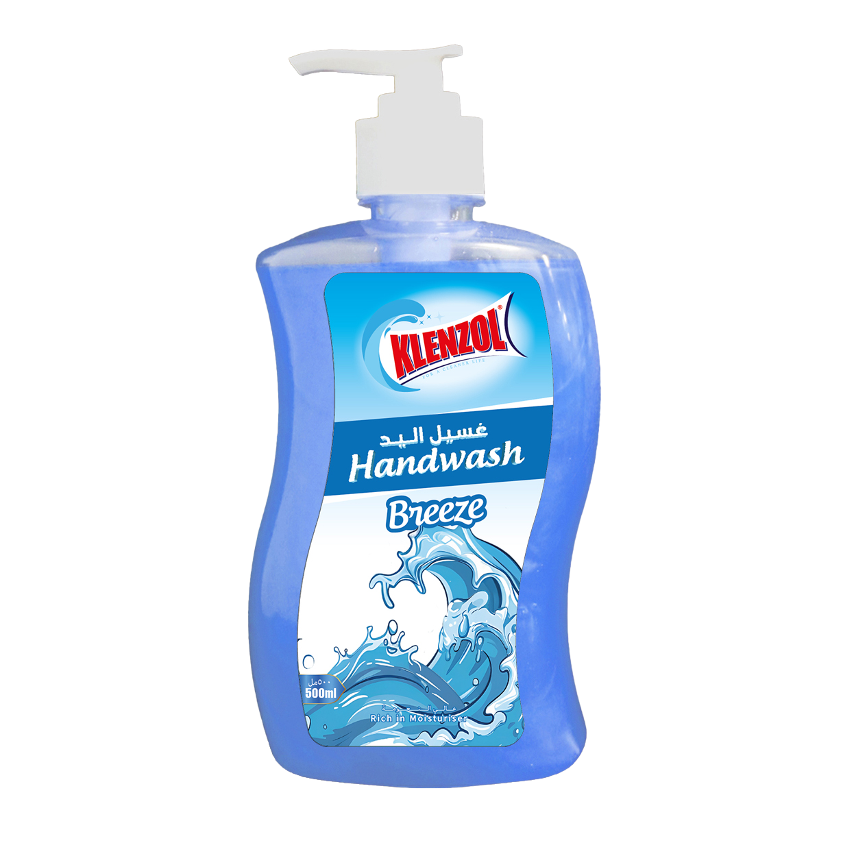 HAND WASH BREEZE PET 500ML