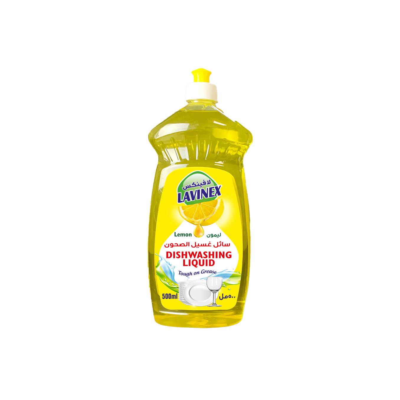 DISHWASHING LIQUID LEMON PET 500ML