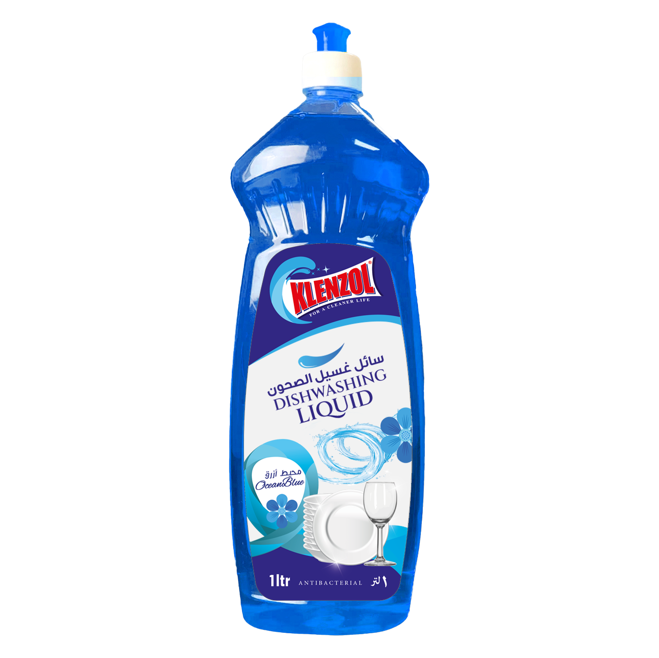 DISHWASHING LIQUID OCEAN BLUE 1L PET