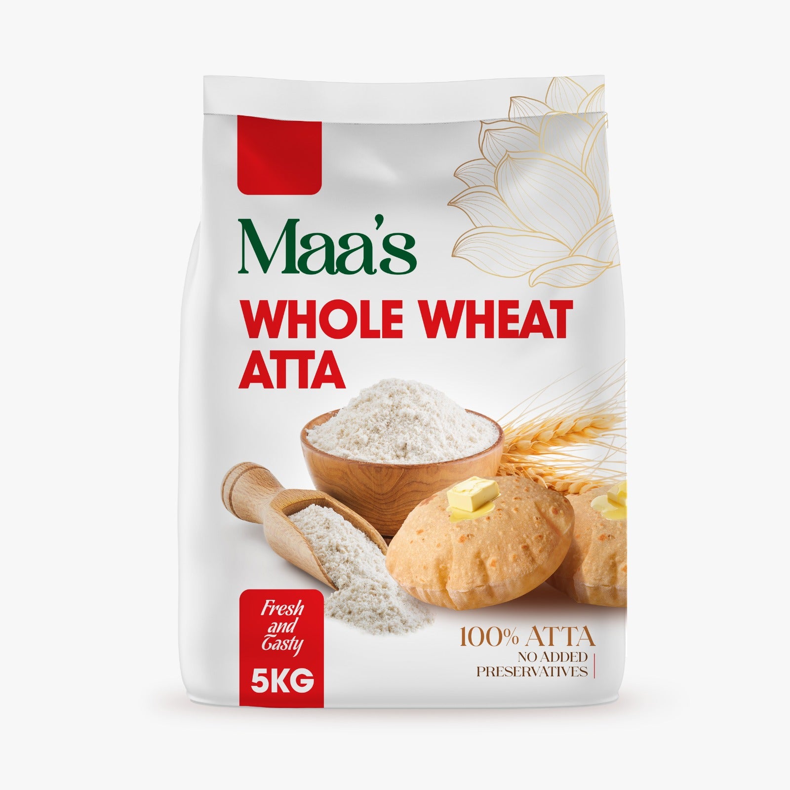 Maa's Whole Wheat Atta 5 KG
