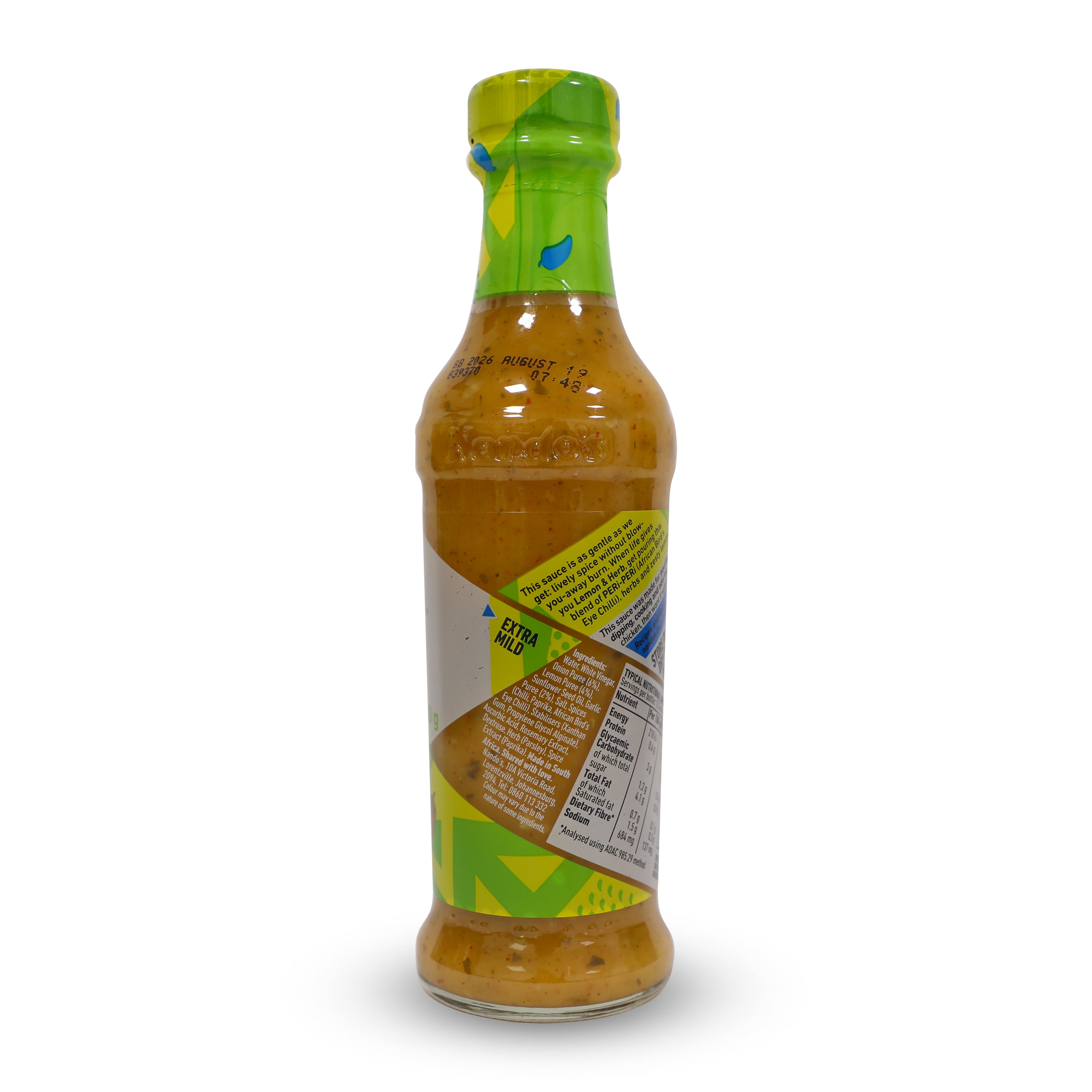 PERI PERI SAUCE LEMON & HERB 250ML