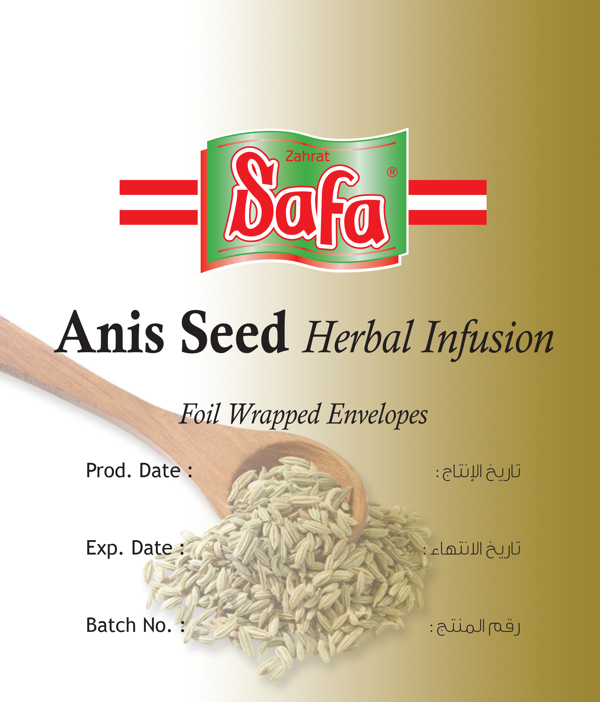 TEA ANIS SEED 25 ENVELOPES