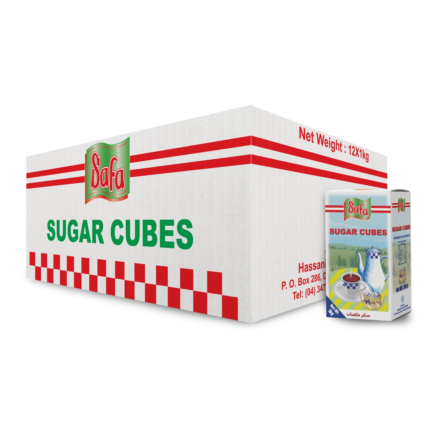 CUBE SUGAR(BOX) 12X1KG