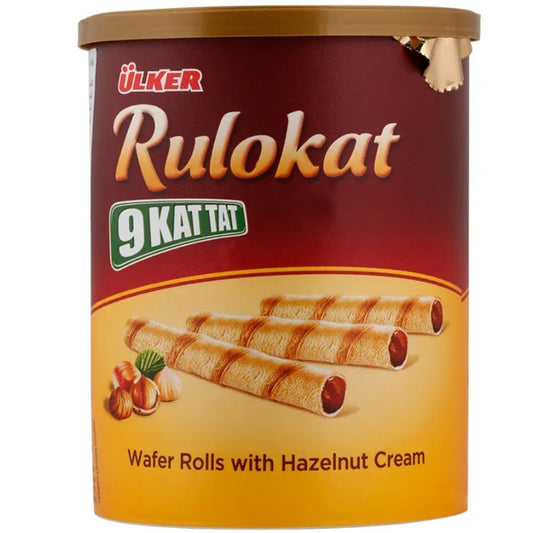 RULOKAT WAFER ROLLS WITH HAZELNUT 170G